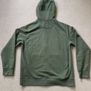 Burton Hoodie Mens M Green Dryride Full Zip Sweatshirt